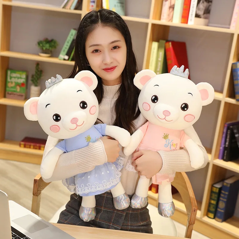 Лидер продаж мягкий Huggable принцесса медведь кукла плюшевая игрушка Мягкое