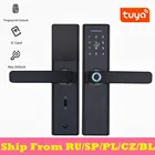Электронный дверной замок с Wi-Fi и приложением Tuya, умный биометрический замок с паролем