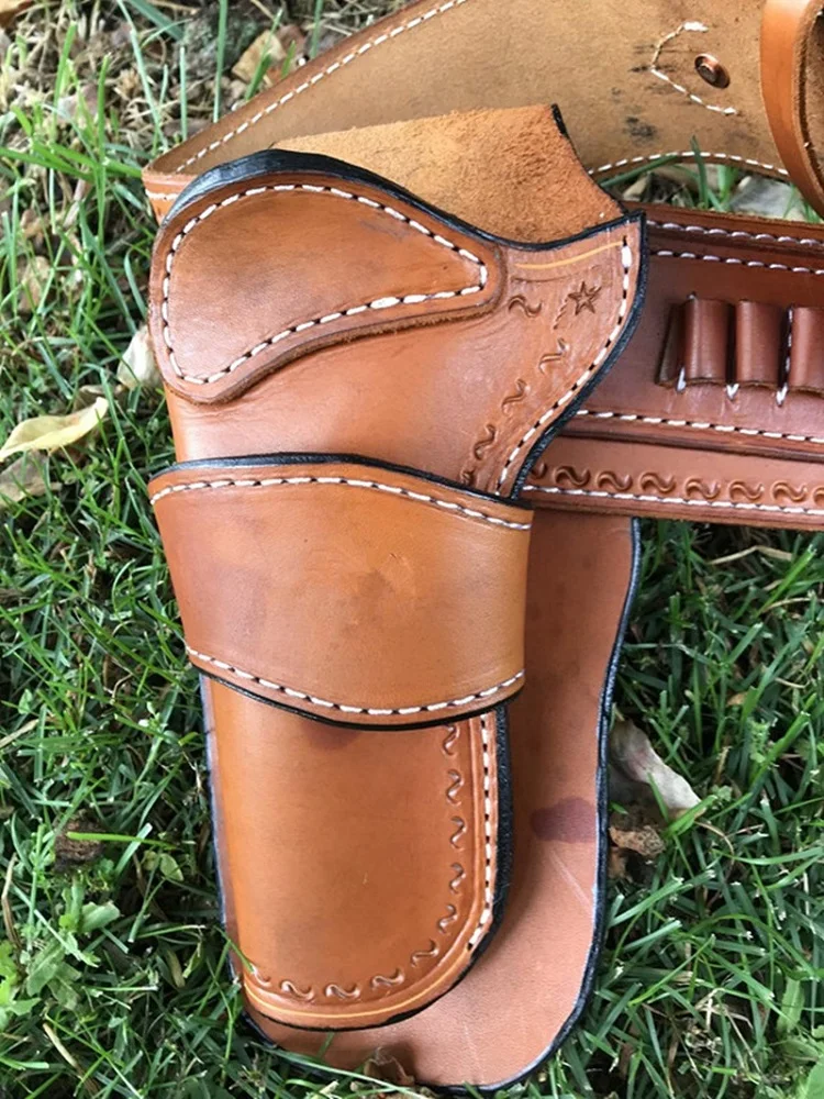 Новая кожаная Скрытая кобура револьвер в средневековом стиле Западный