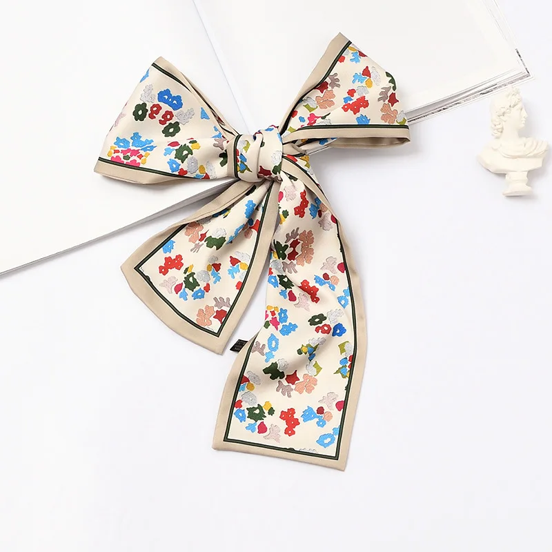 Милый цветочный шарф бандо элегантная повязка на голову маленькая модная