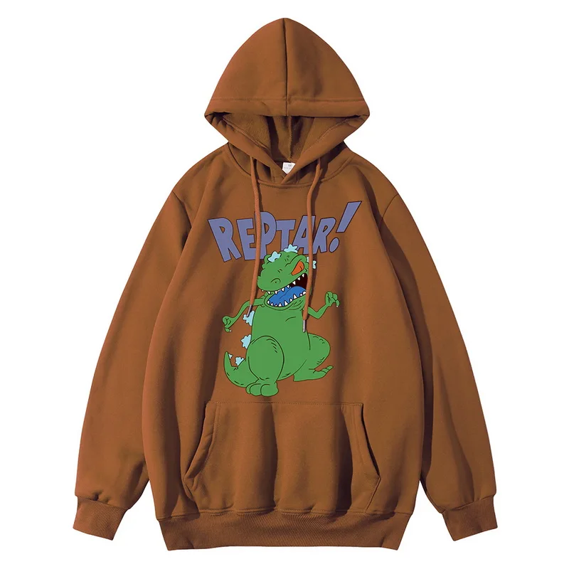 Толстовка в стиле хип-хоп с капюшоном уличная одежда пуловер принтом REPTAR