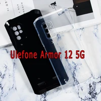 fine hole back cover for ulefone armor 12 case phone protective shell black clear luxury soft tpu for ulefone armor12 5g case