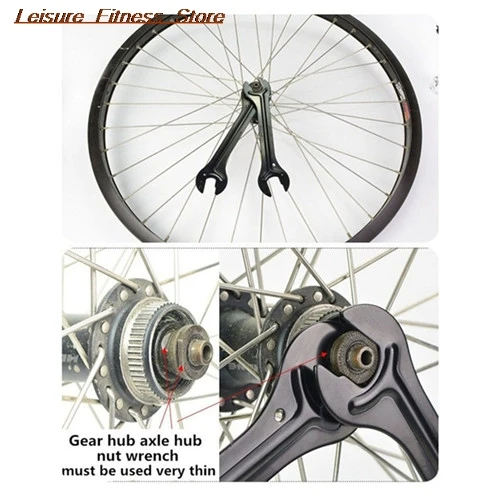 

1 шт. велосипедная головка, открытая Торцевая ось, конический гаечный ключ, инструмент для ремонта велосипеда, быстрая доставка