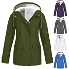 Женская куртка 4 @ 2020, водонепроницаемая куртка с переходом, уличная походная одежда, легкий дождевик, куртка, пальто, Женский дождевик