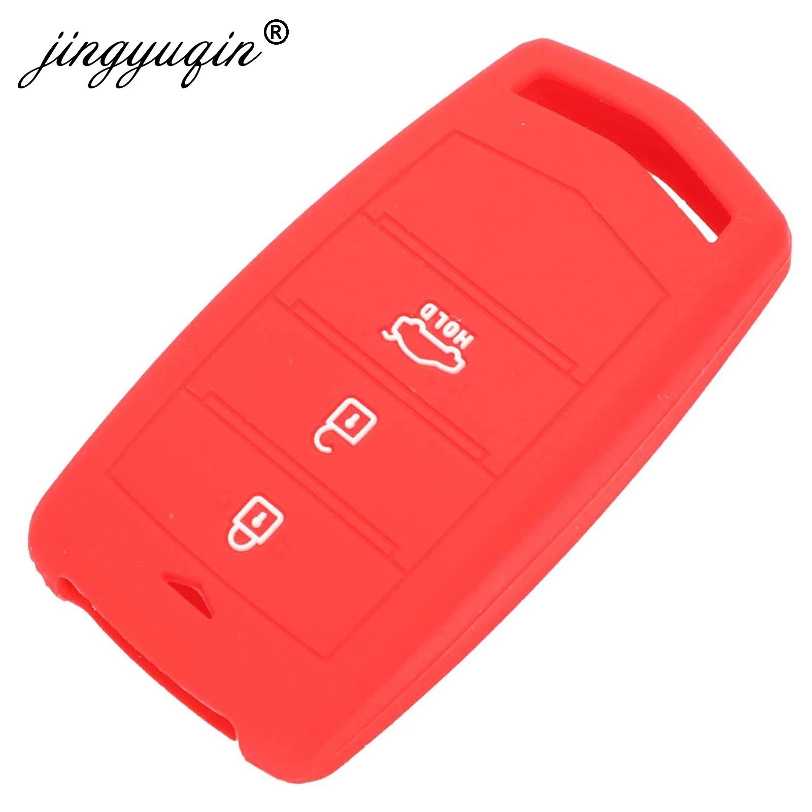 

3 Buttons Silicone Flip Folding Key Case For Hyundai Genesis Smart Key Cover Protection Holder Car Style