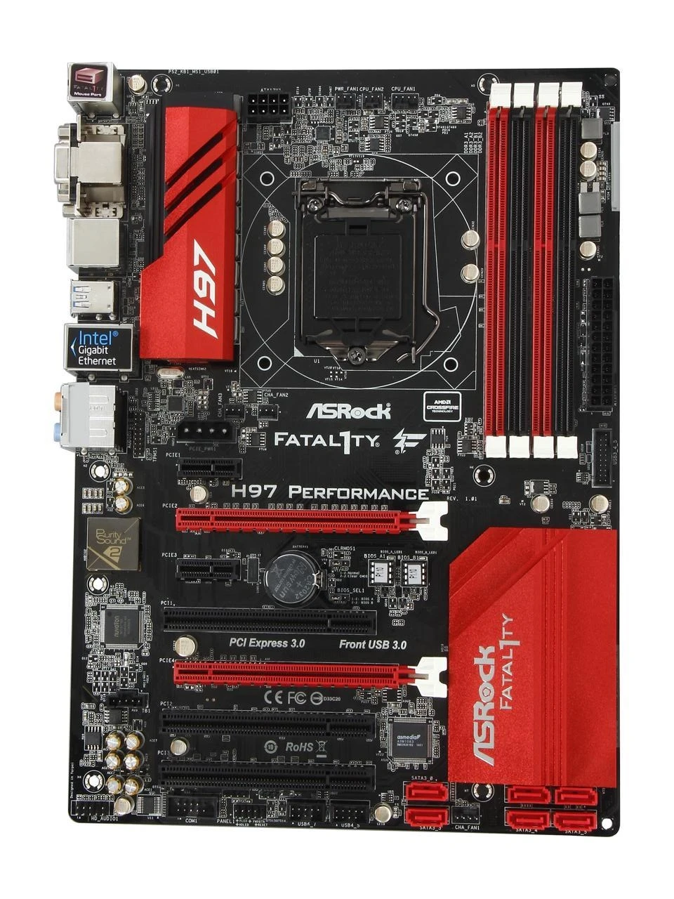 ASRock Fatal1ty H97 производительный ПК материнская плата LGA 1150 Intel HDMI SATA 6 ГБ/сек. USB 3 0 DDR3 ATX