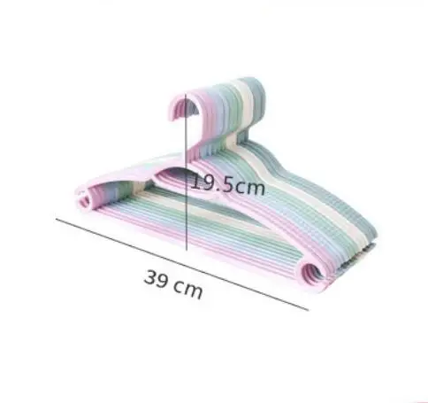 1 PC Plastic Hangers For Clothes Pegs Wire Anti-skid Drying Rack Adult Children Baby Clothing Hanger Outdoor | Дом и сад