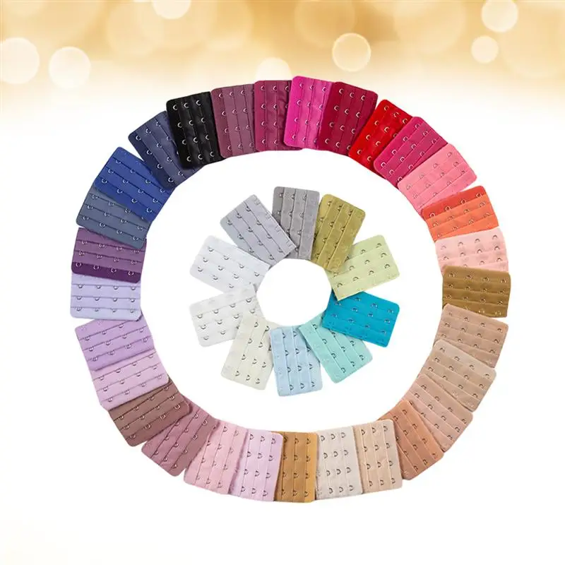 10 шт. Для женщин бюстгальтеры 3 ряда 4 кнопки эластичный практичный нижнее бельё