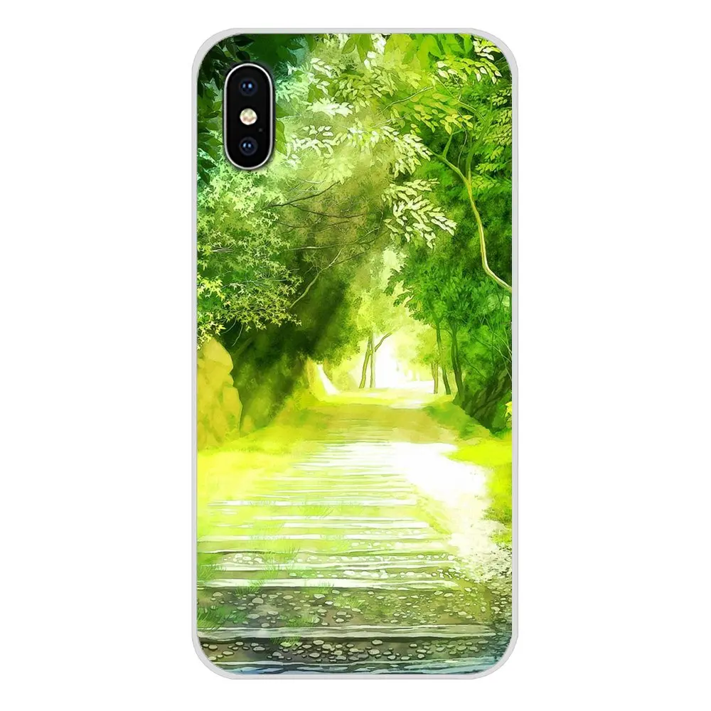 Beautiful Natural Scenery For Samsung Galaxy S3 S4 S5 Mini S6 S7 Edge S8 S9 S10 Lite Plus Note 4 5 8 9 Transparent Soft Bag Case | Мобильные