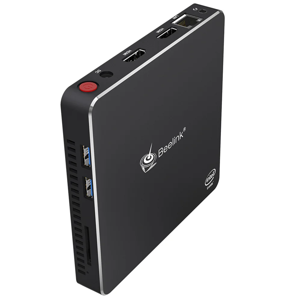 Beelink Gemini T34 Windows 10 Mini PCIn Apollo Lake J3455 8 ГБ 128 в HD Graphics 500 2 4 ГГц 5 ггц WiFi 1000 Мбит/с BT4.0
