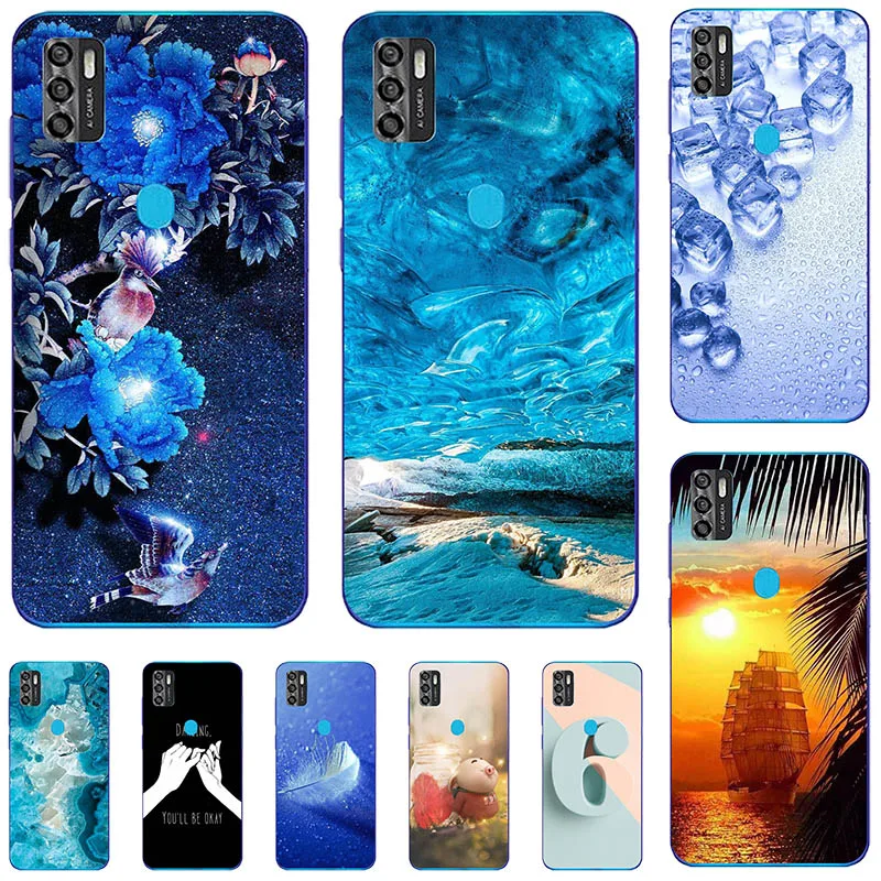 Чехол для ZTE Blade A7S 2020 A7 2019 Optus X Pro/evoplus 2 модный крутой мультяшный цветочный чехол