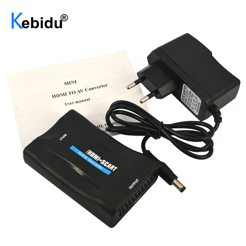 Адаптер Kebidu HD 1080p HDMI-совместимый для шарнирного конвертера мини Usb-кабель с