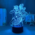 3d лампа в стиле аниме, декоративное светильник щение для спальни, подарок на день рождения для Джоджо, невероятные приключения, светодиодсветильник лампа для манги