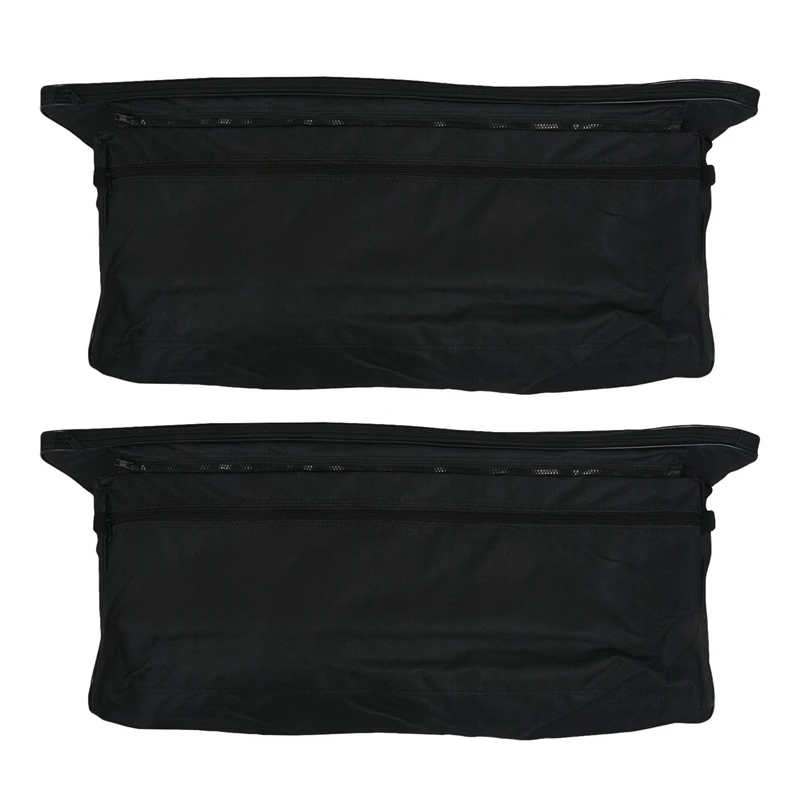 

2X Canoe Inflatable Boat Seat Storage Bag with Padded Seat Cushion