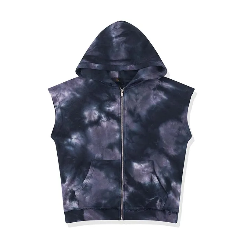 UNCLEDONJM 2020 Летний жилет с капюшоном без рукавов для мужчин фитнеса безрукавки