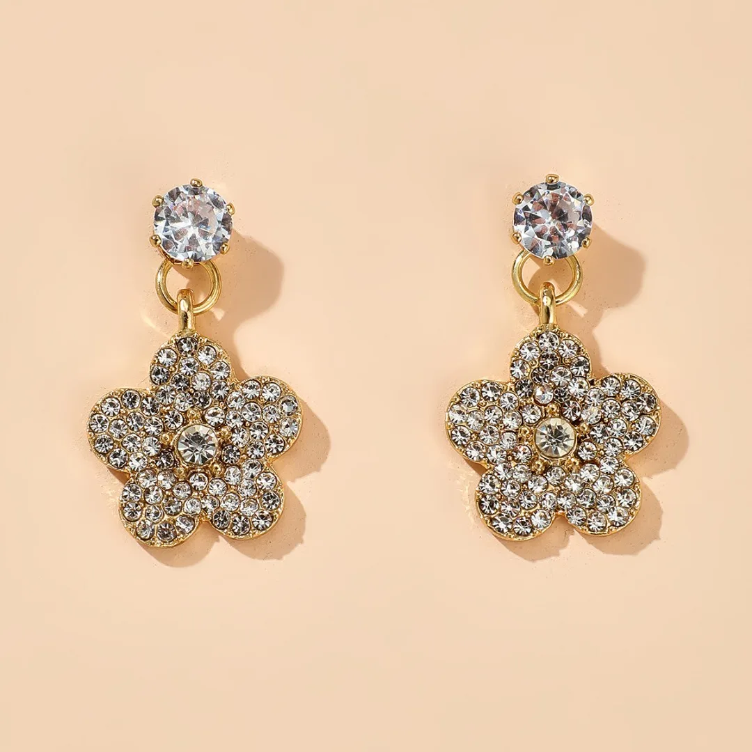 9 видов стилей корейские трендовые серьги гвоздики Кристальные акриловые