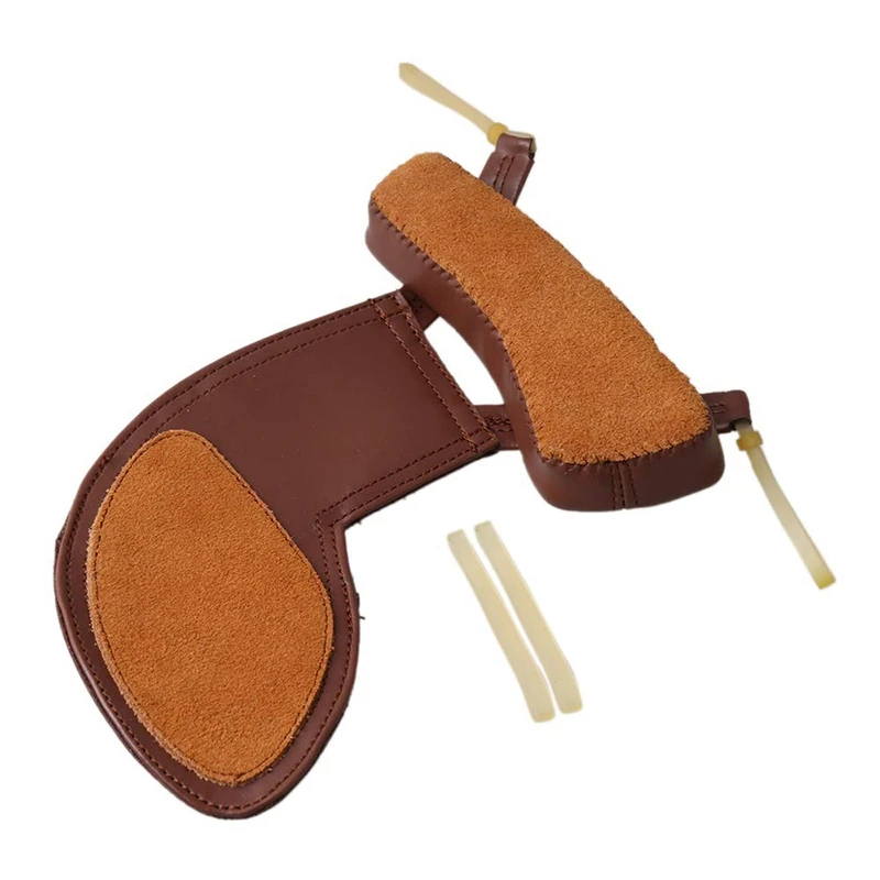 Скрипка Наплечная подставка 4/4 и 4/1 изготовленная кожа с подкладкой для плеч