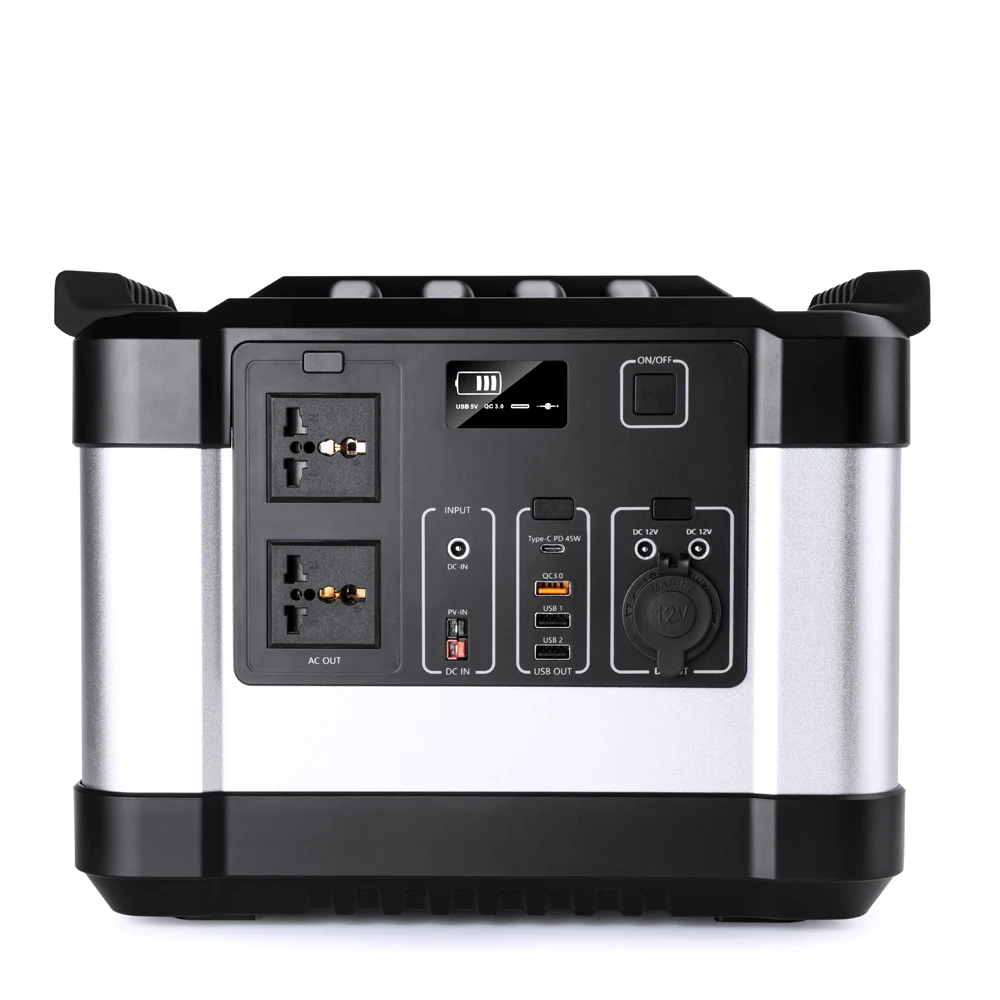 UPP 1000W 300Ah Portable Power Station 1100Wh Lithium Emergency Battery Backup Supply AC/DC/USB/Type-C Multiple Output | Спорт и