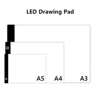 a3 a4 a5 led drawing tablet digital graphics pad usb led light pad copy board electronic art graphic painting writing table