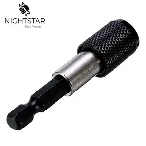 Шестигранный сверлильный винт с шестигранным хвостовиком, 60 мм, магнитный держатель для отверток, БЫСТРОРАЗЪЕМНАЯ Ручка, отвертка, удлинитель