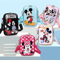 2021 new mickey minnie shoulder bag polyester lightweight girls messenger bag creative personality waterproof wallet