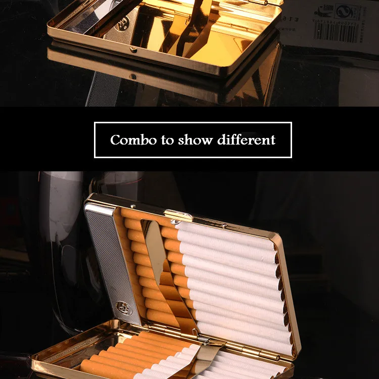 Перезаряжаемая usb зажигалка для сигарет 20 с чехлом Экологичная Зажигалка