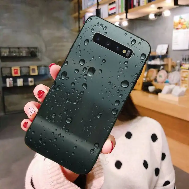 

Fashion water drop raindrop mood Phone Case For Samsung A50 A51 A71 A20E A20S S10 S20 S21 S30 Plus ultra 5G M11 funda shell