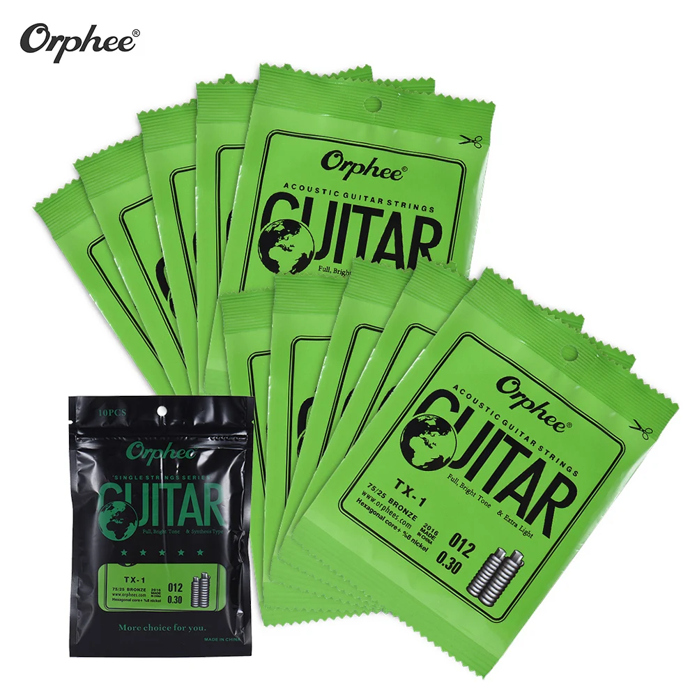 Струна для гитары Orphee 75/25 сменные Струны акустической и фолк 1 я электронная
