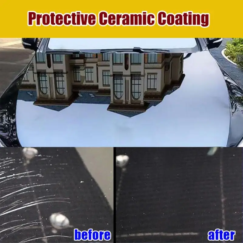 2PCS 30ml Car 9H Anti-scratch Liquid Ceramic Coat Super Hydrophobic Glass Coating Polish Kit Paint Care Wash&ampMaintenance |
