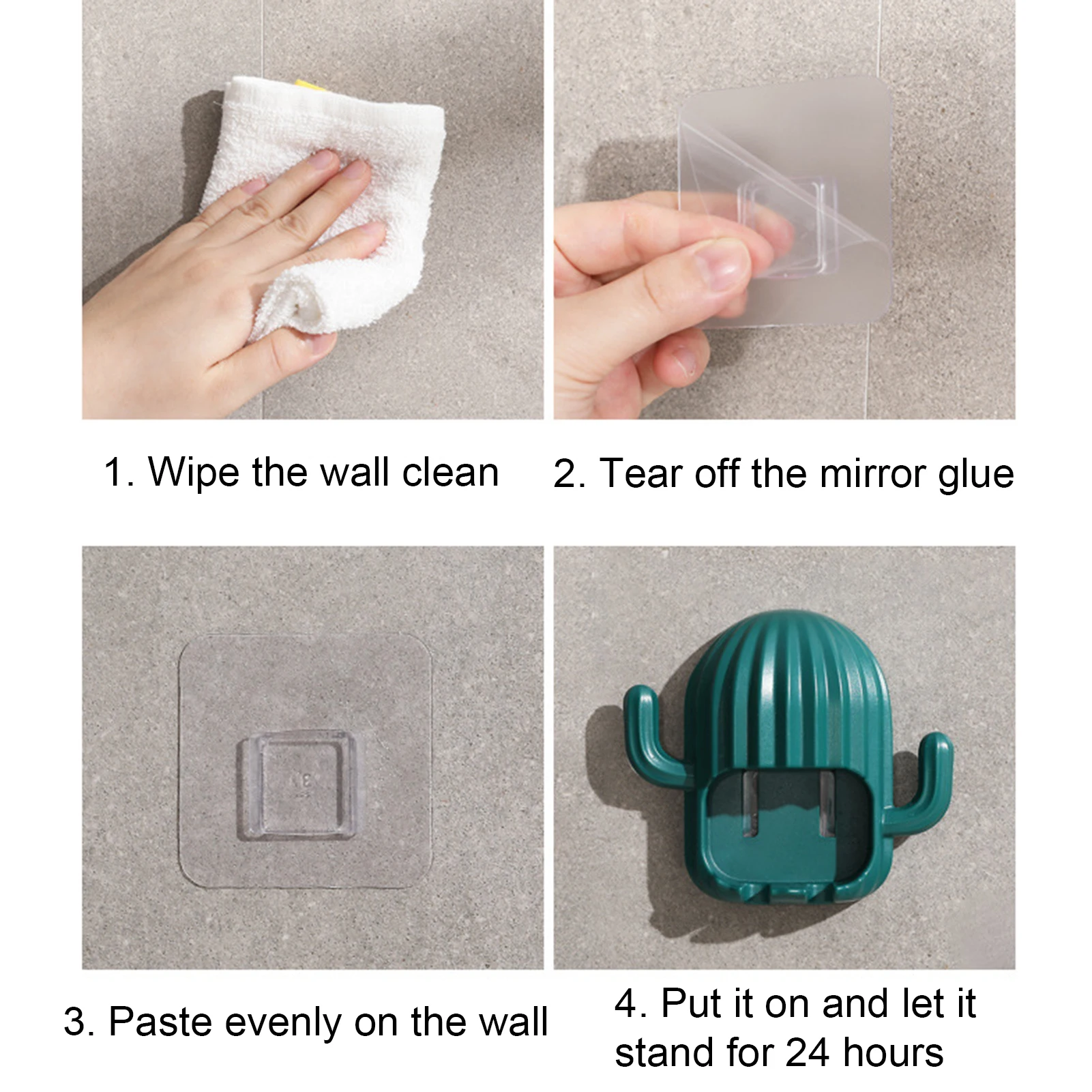 Милый кактус Зубная щётка держатель пустынного растения Удар Бесплатная