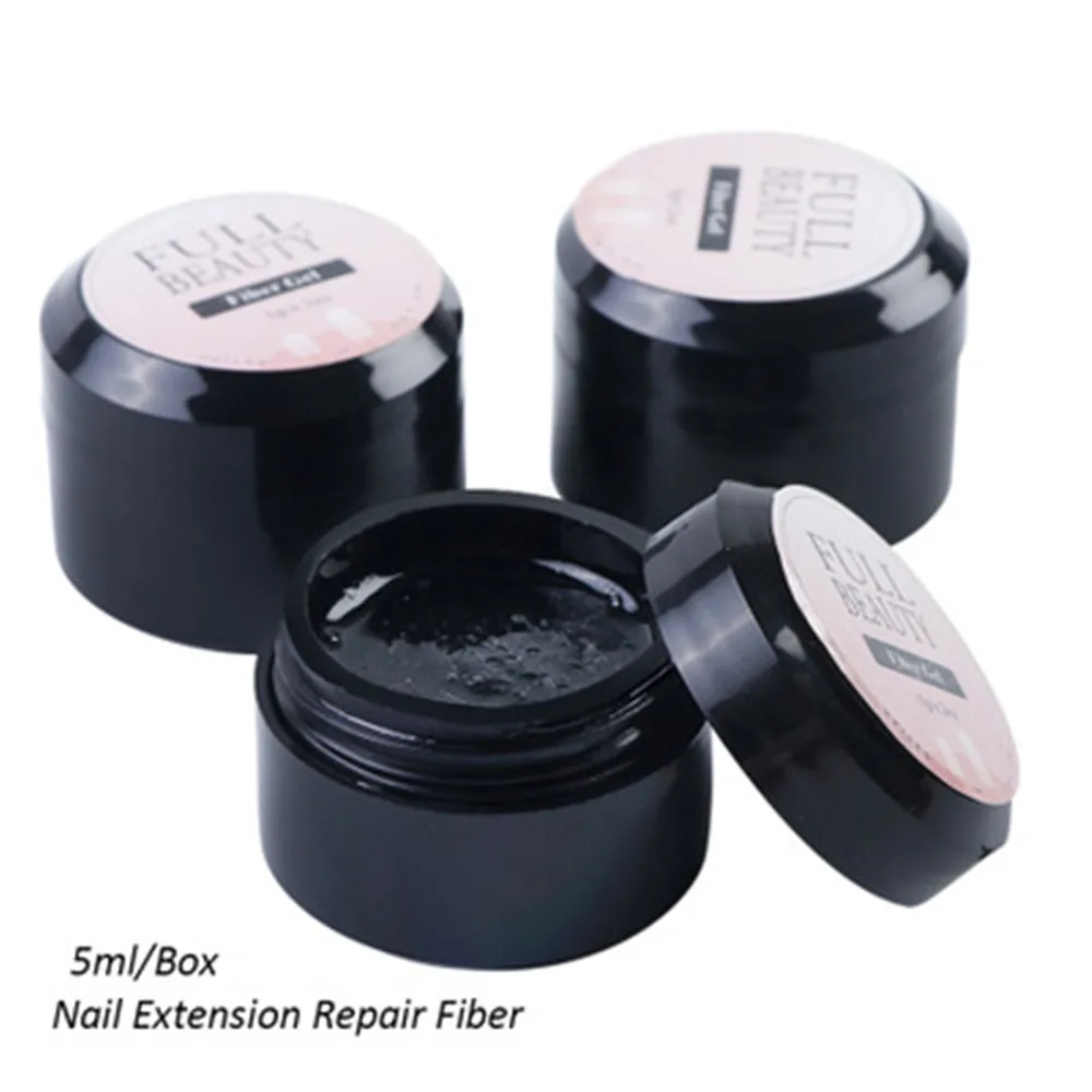 

5ml Fiber Repair Uv Nail Gel Fiberglass Silk Soak Off Gel Nail Polish For Acrylic Extension Building Prolong Protected Polygel