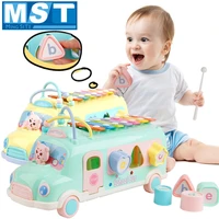 musical instrument baby xylophone knock piano bus car toys keyboard blocks sorting montessori educational games for boy and girl