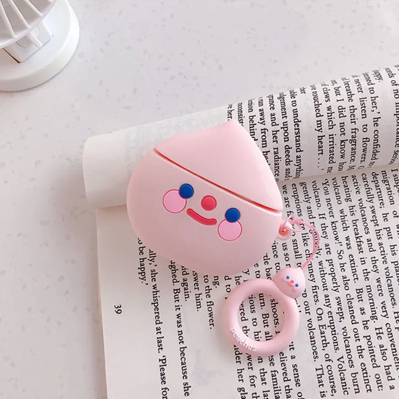 Мягкая Беспроводная Bluetooth-гарнитура с 3D рисунком фруктов авокадо кота гамбургера