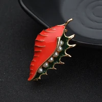 yada rhinstones conch pinsbrooches for womens mens clothes scarf buckle collar jewelry pins starfish pearl brooches bh200046