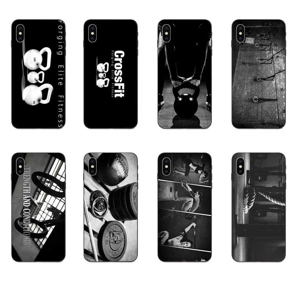 Crossfit Kettlebells ультратонкий для Apple iPhone X XS Max XR 4 4S 5 5S SE 6 6S 7 8 Plus Мягкий чехол телефона с