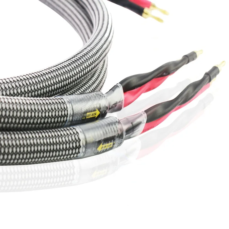 Pair M2.4S Single Crystal медный кабель для динамика Банановый штекер Bi-wire HiFi Audio Line - купить