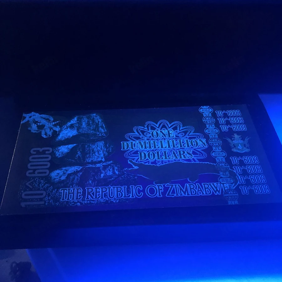 1000 шт. в коробке бегущий серийный номер 6003 нуля одна партия долларов Зимбабве