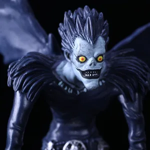 24cm new anime death note deathnote l ryuuku ryuk rem pvc action figure anime collection model statue toy dolls free global shipping