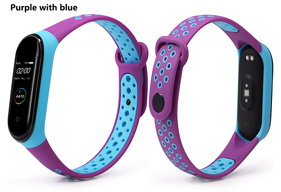 Спортивный ремешок BOORUI mi band 4, удобный ремешок pulseira mi band 4, аксессуары, силиконовый ремешок для xiaomi mi band 4
