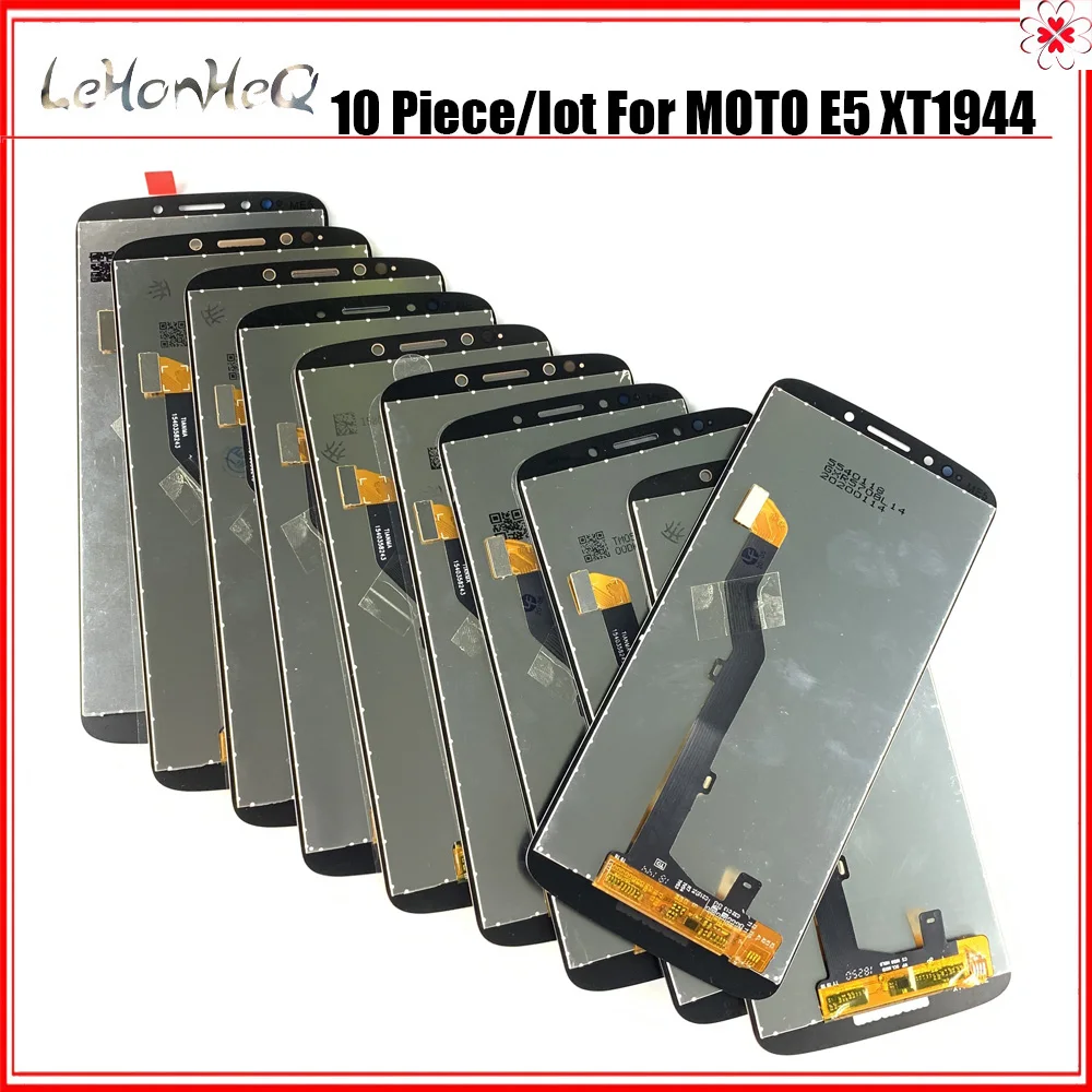 10 шт./лот ЖК дисплей для Motorola MOTO E5 XT1944 с сенсорным экраном дигитайзер в сборе 2