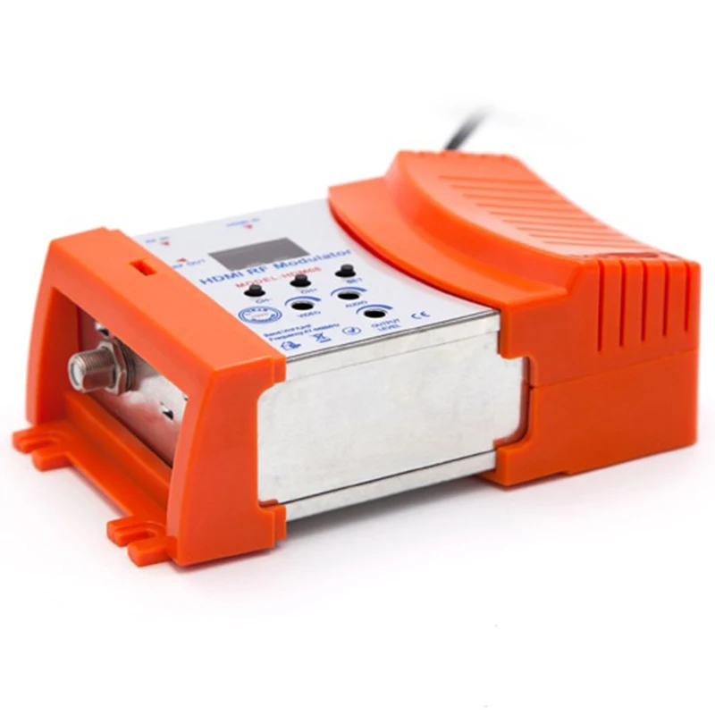 

New HDM68 Modulator Digital RF HDMI Modulator AV to RF Converter VHF UHF PAL/NTSC Standard Portable Modulator EU Plug
