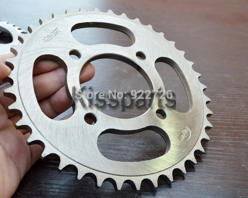 Задняя звездочка мотоцикла 34-36-48 T 125 для Suzuki Hyosung Kawasaki HMZ EN GS 428 GN125 RG125 подъем