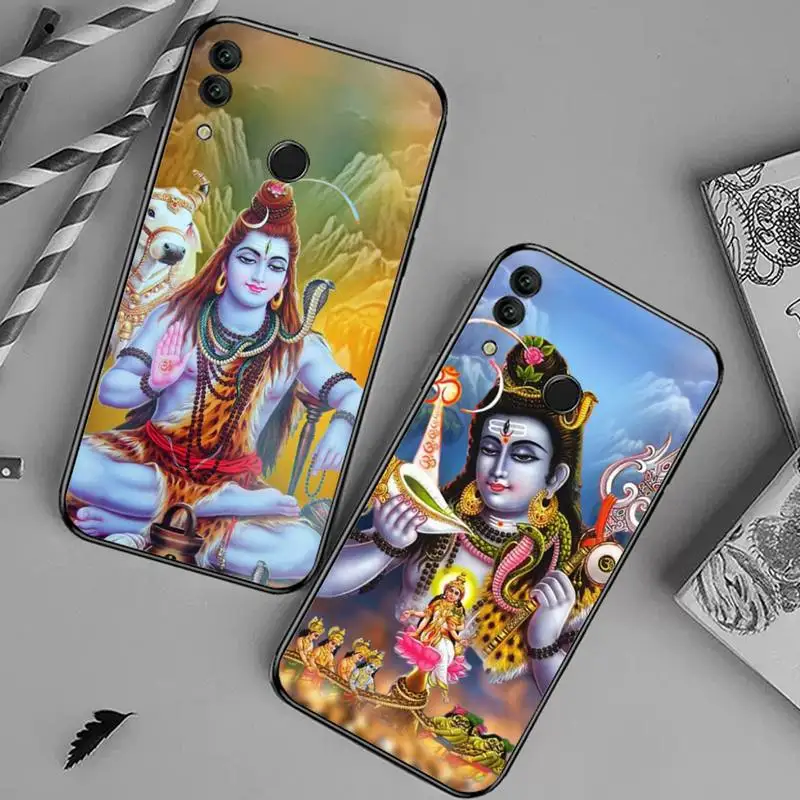

lord shiva Indian god Phone Case For Huawei honor Mate 10 20 30 40 i 9 8 pro x Lite P smart 2019 Y5 2018 nova 5t