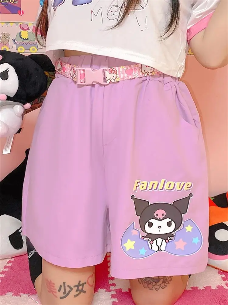 

y2k Shorts Women Summer 2021 New Candy Color Anti Emptied Skinny Shorts Casual Lady Elastic Waist Beach High waist shorts Pants