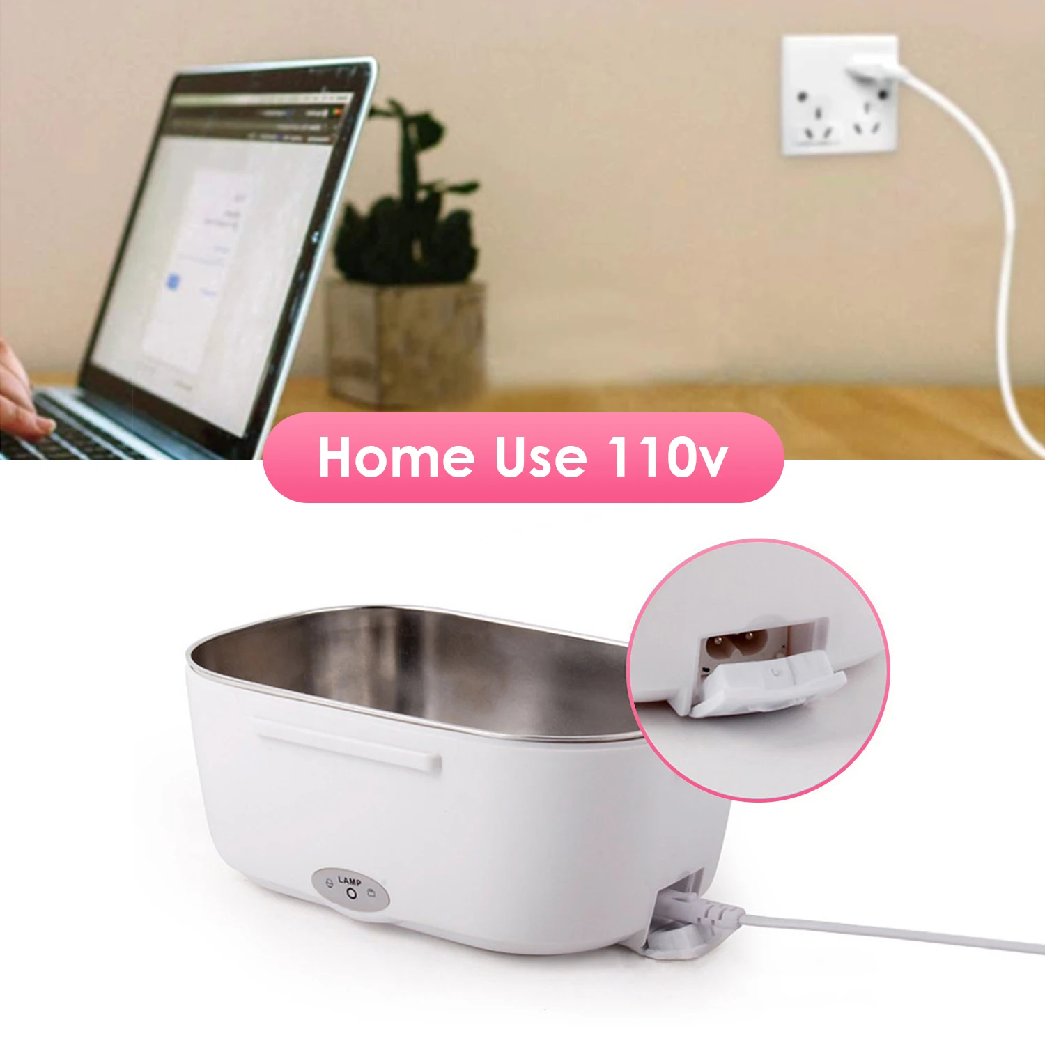 Электрический Ланч бокс двойного назначения контейнер для подогрева пищевых