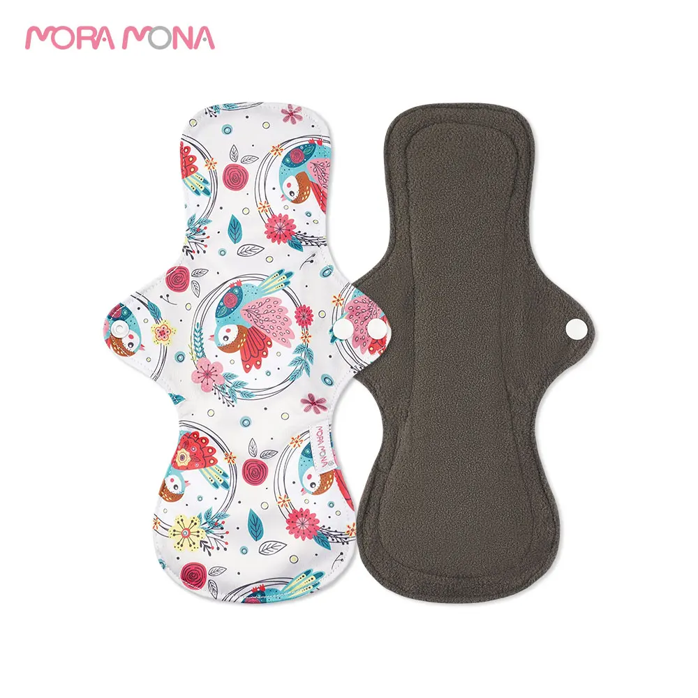 

Mora Mona 10 Pcs Mora Mona Reusable Waterproof Pads Menstrual Cloth Sanitary Pads Feminine Maternity Panty Liner