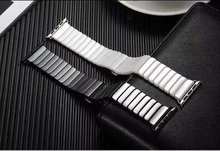 Ремешок керамический для Apple watch 6 5 4 3 2 1 SE деловой высококлассный браслет iwatch series 7