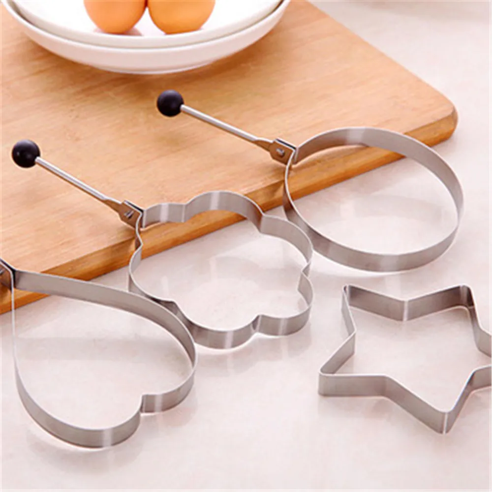 1/PCS stainless steel omelette heart breakfast baking model heart-shaped gadge |