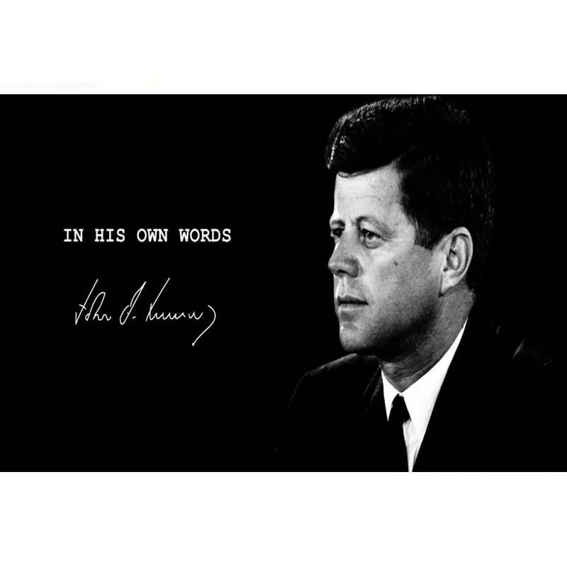 P0165 John F Kennedy White House Portrait JFK Thinking Offical Cool Canvas Poster 40x60cm | Дом и сад