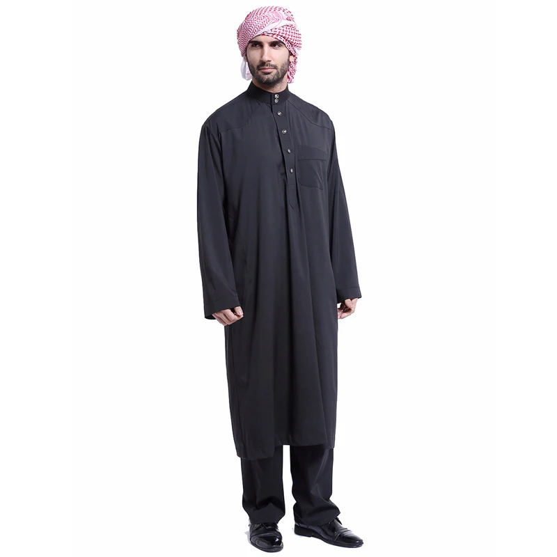 Moslim Man Abaya Muslim Dress Pakistan Islam Clothing Abayas Robe Saudi Arabia Kleding Mannen Kaftan Ropa Musulman De Mode Homme